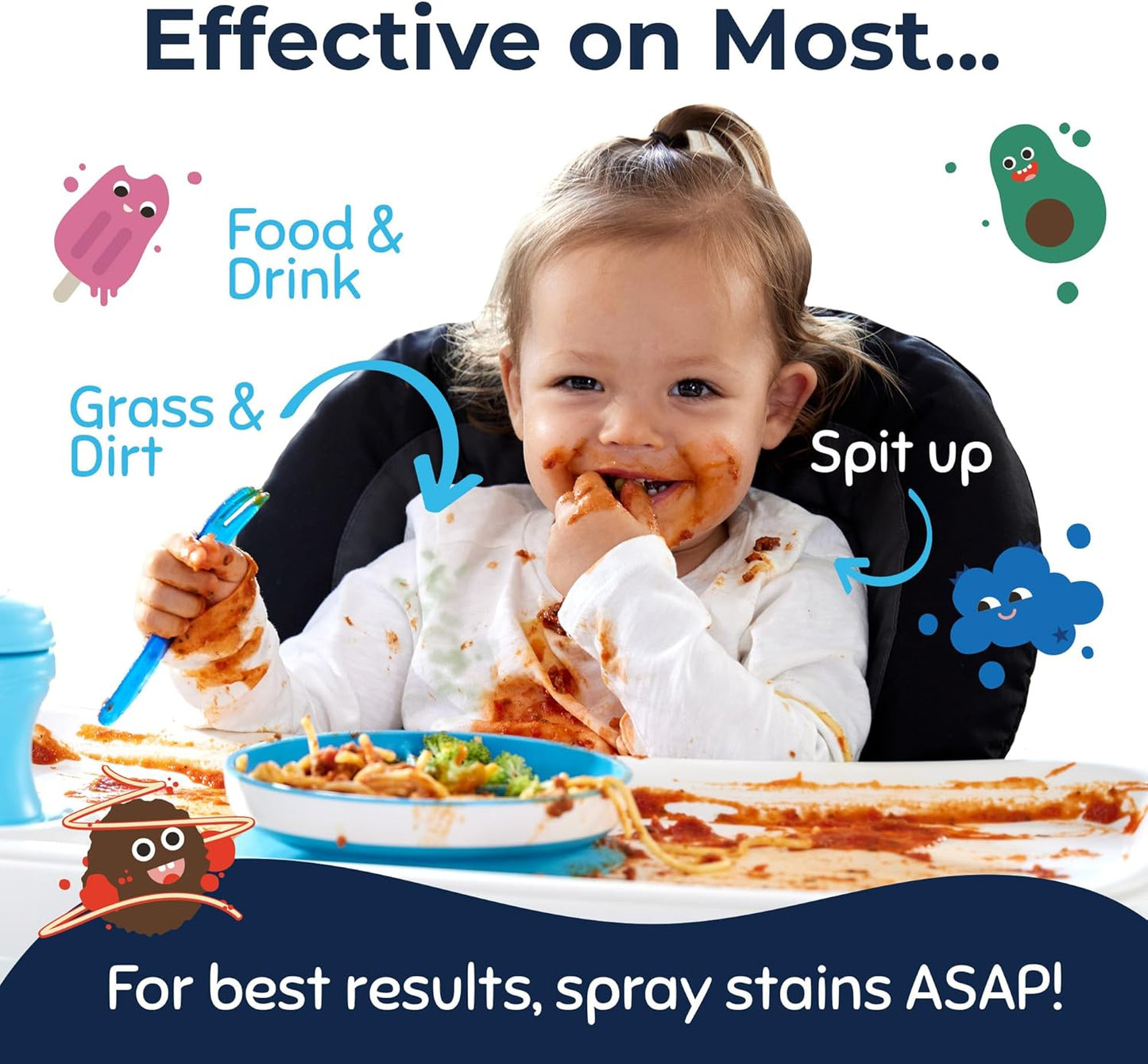 works on both fresh and set-in stains