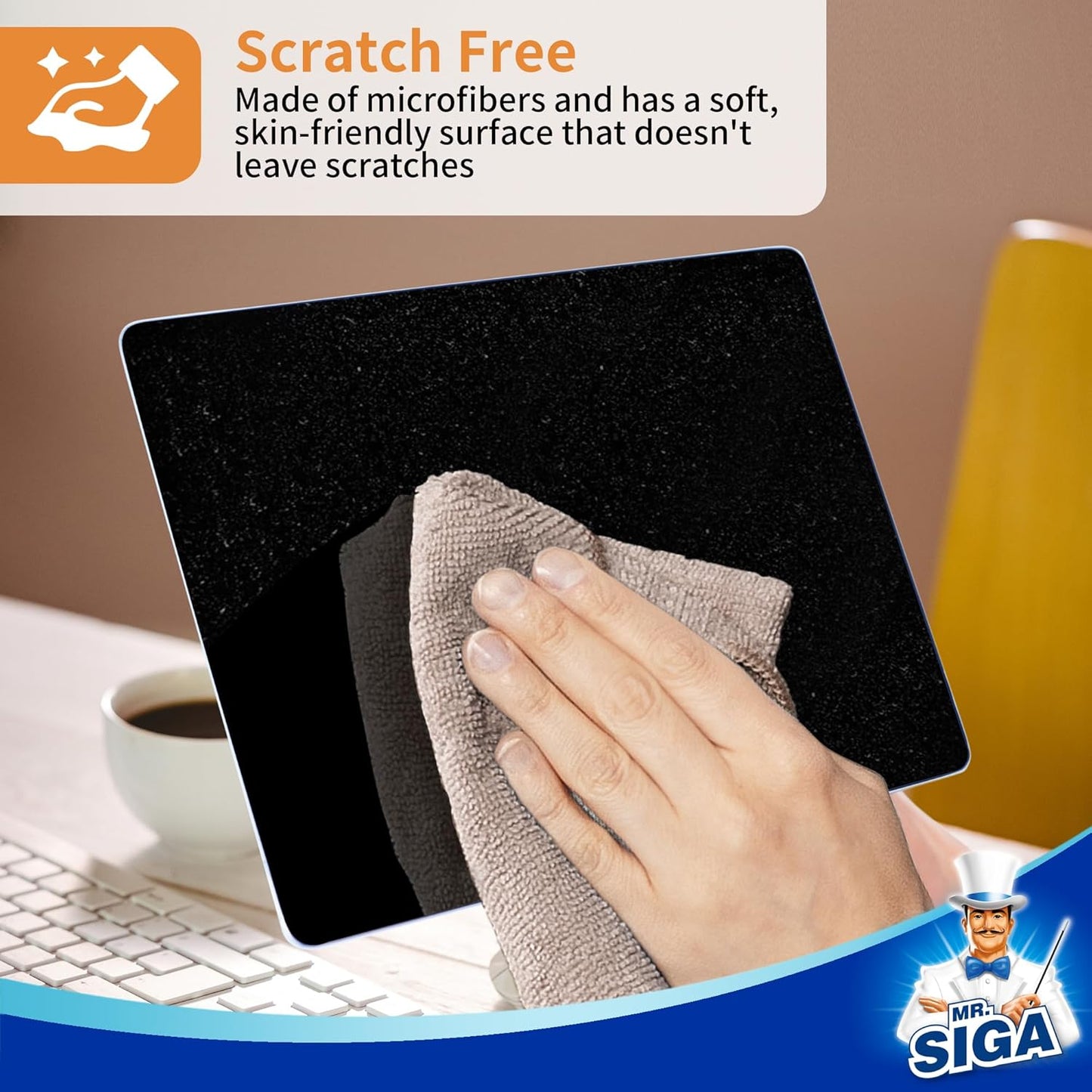 works with or without water for wet or dry cleaning tasks
