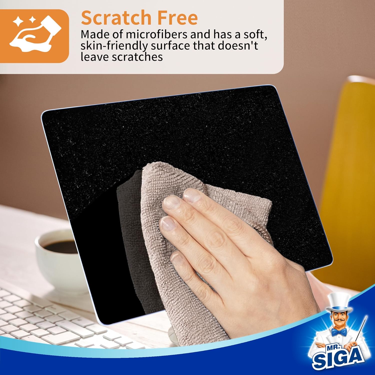 works with or without water for wet or dry cleaning tasks