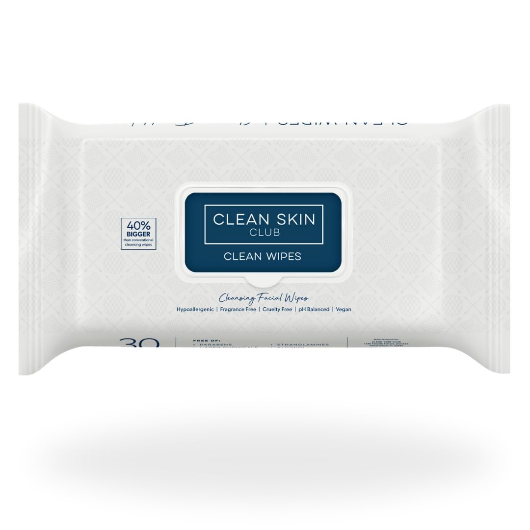 xl-format premium cleansing cloth (larger than standard wipes)