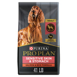 Purina Pro Plan Sensitive Skin and Stomach Dog Food Dry – Adult Salmon & Rice Formula for Daily Digestive Wellness
