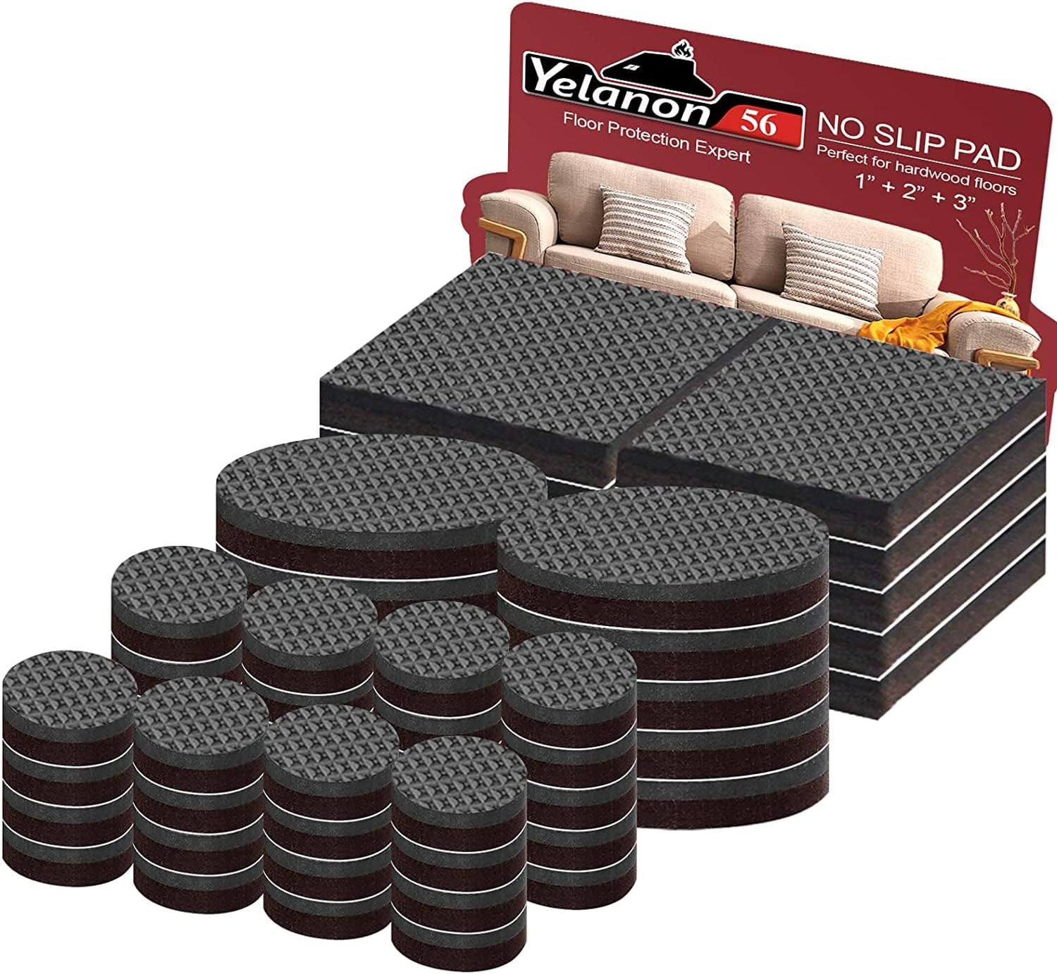 Yelanon Non Slip Furniture Grippers – Simple, Intentional Floor Care for Minimalist Living Rooms