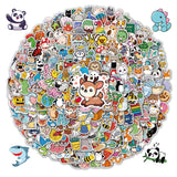 200Pcs Water Bottle Stickers for Kids Teens – Waterproof Vinyl Pack for School Lunch Boxes, Bedrooms & Playroom Decor