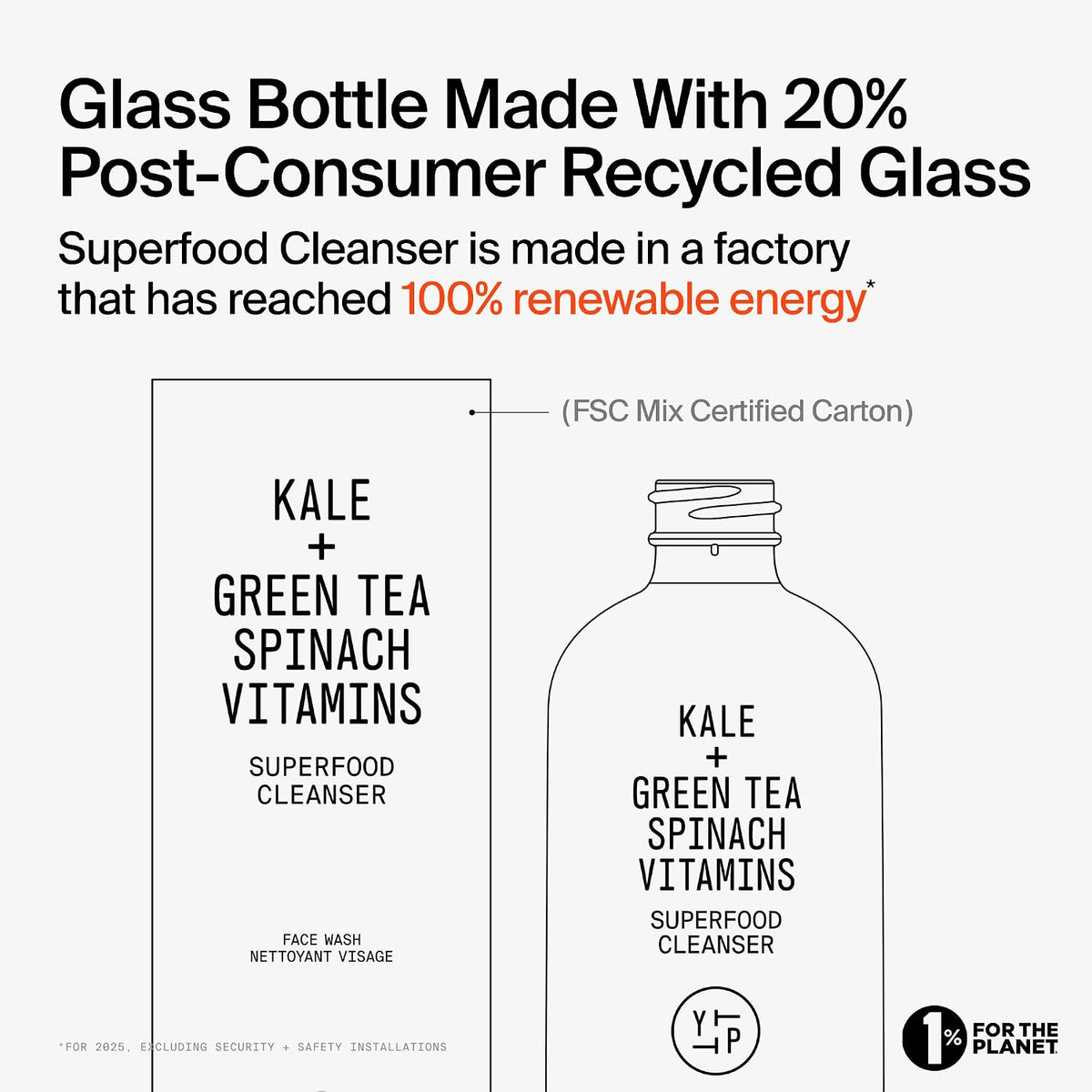 Youth To The People Superfood Cleanser - Clean Kale + Spinach Gel for an Uncluttered Skincare Shelf