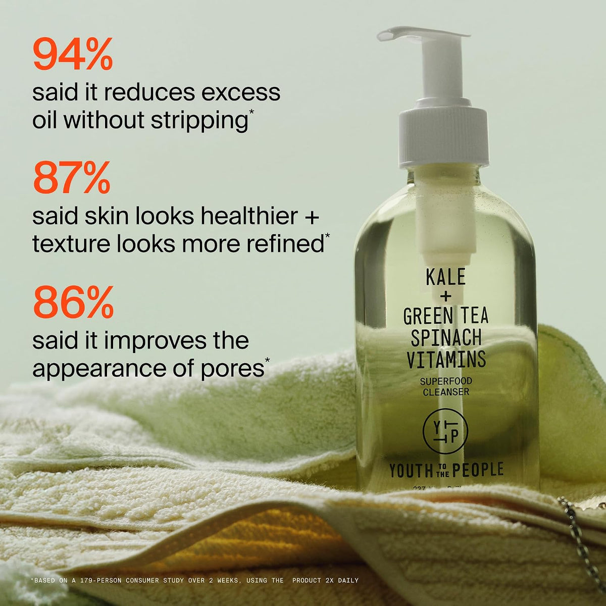 Youth To The People Superfood Cleanser - Clean Kale + Spinach Gel for an Uncluttered Skincare Shelf