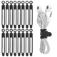 16pcs-black - 4.2 Inch