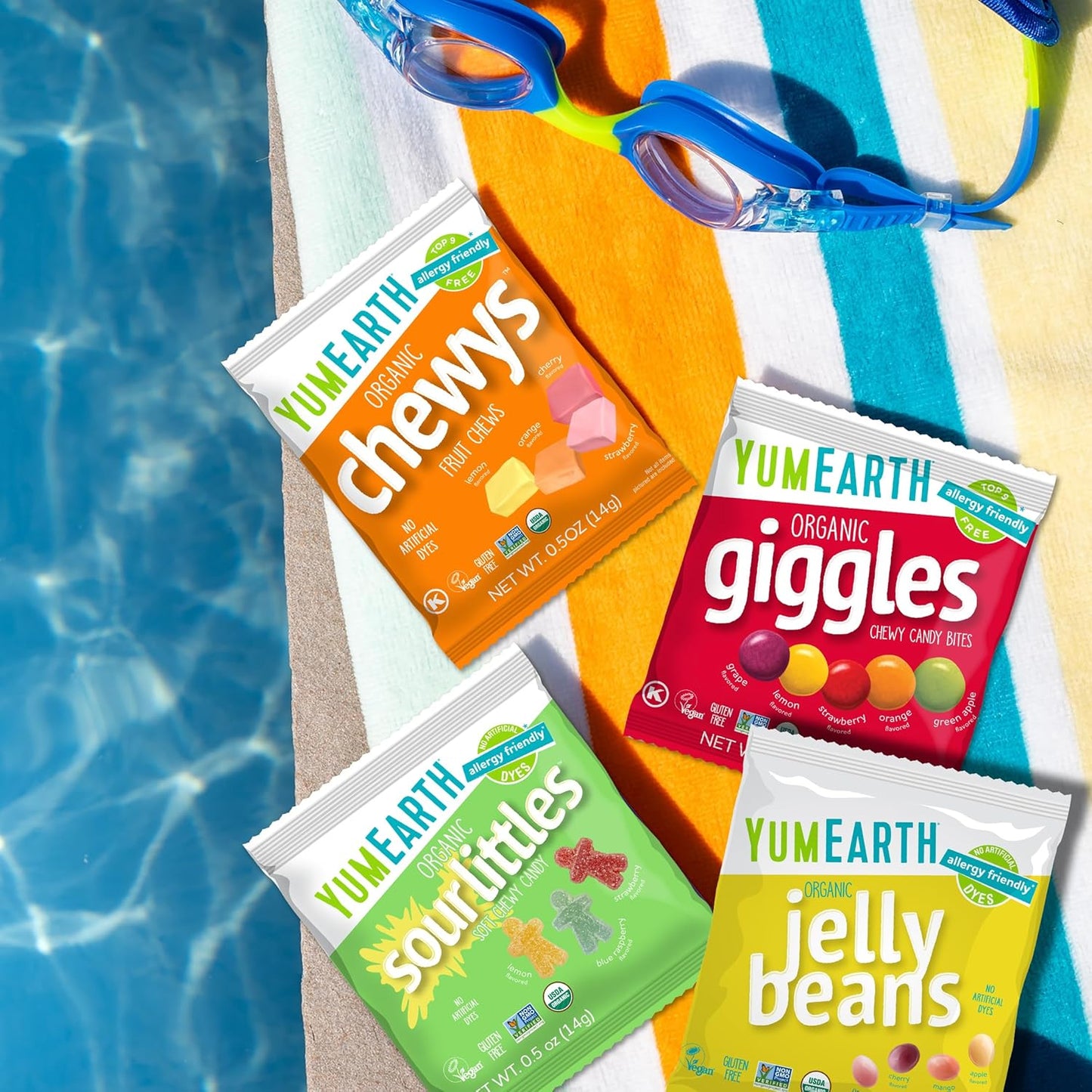 YumEarth Organic Candy Box - Top 9 Allergen Free Classroom Party Treats for Kids, Vegan and Gluten Free