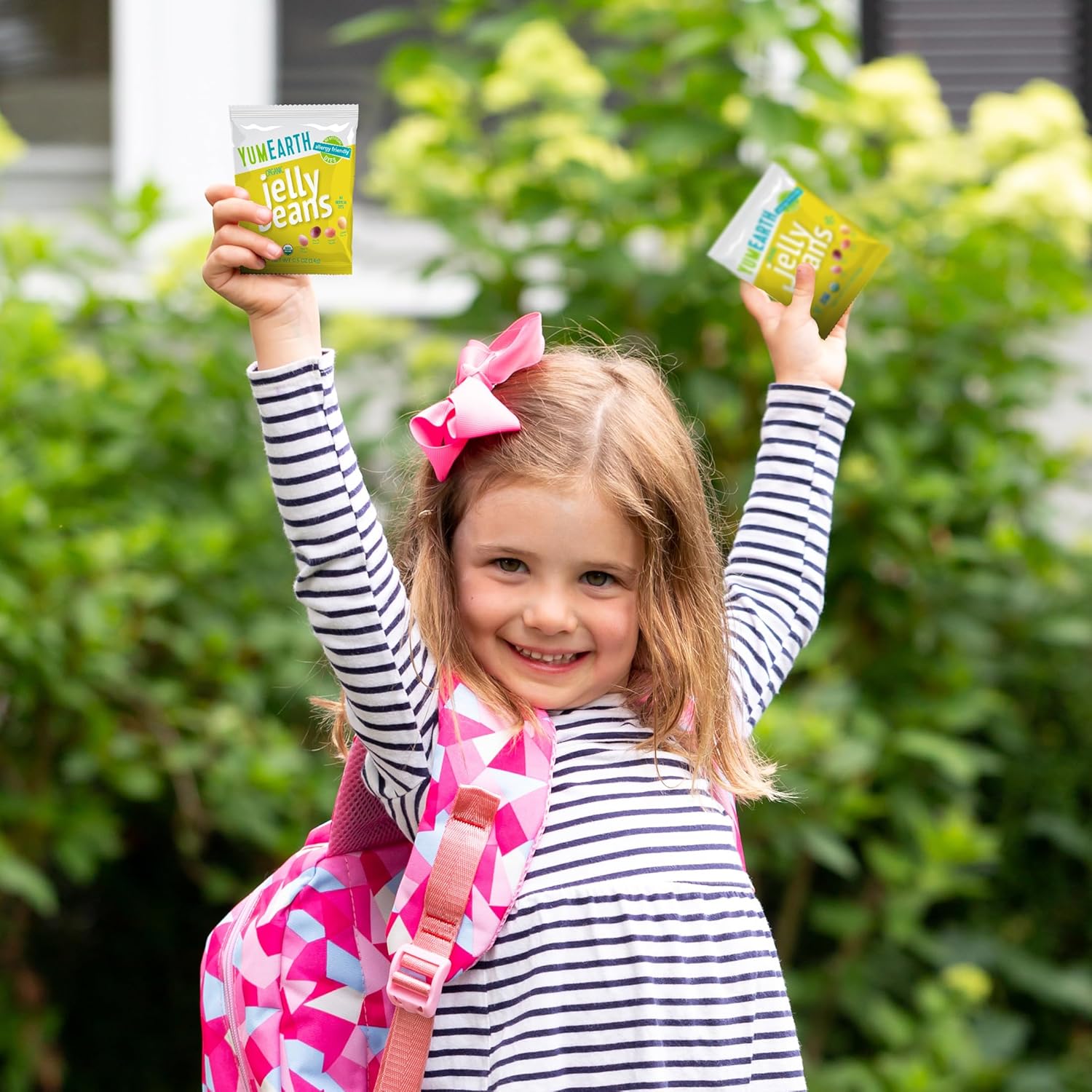 YumEarth Organic Jelly Beans – Top 9 Allergen Free Snack Packs for School Lunches, Playdates, and Birthday Goody Bags