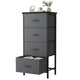 Grey - 11.8"D x 17.7"W x 37.5"H (4 Drawers)