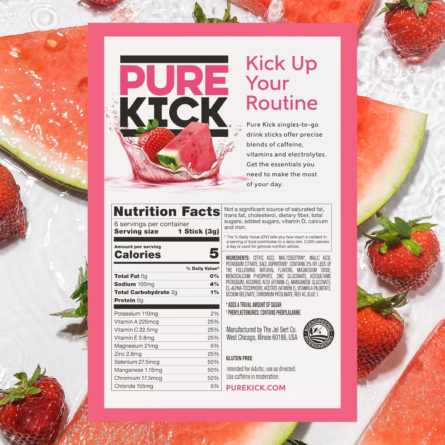 zero-sugar formula sweetened with aspartame and acesulfame potassium