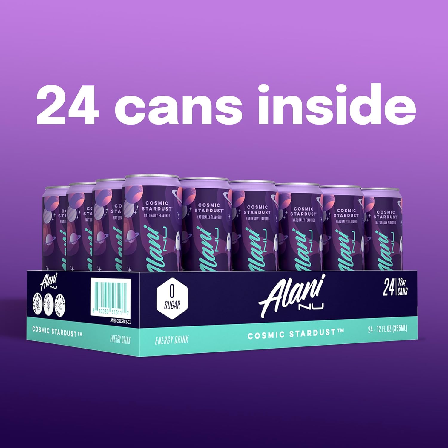 zero sugar formula sweetened with erythritol and sucralose for only 10 calories per can