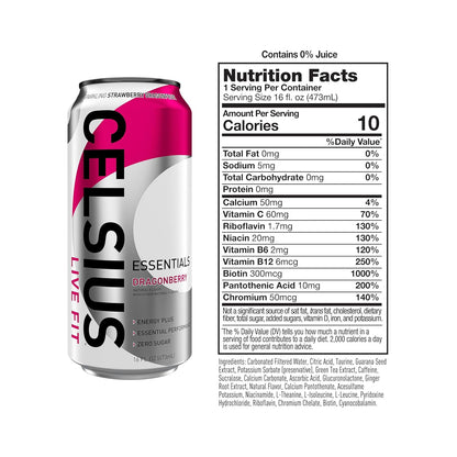 zero sugar sweetened with sucralose and acesulfame potassium