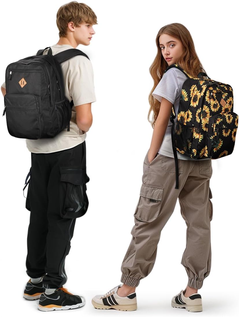ZORFIN 26L Bookbag – Streamlined Travel Backpack in Solid Colors, Less-Is-More Design